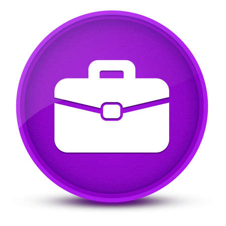 Office Bag luxurious glossy purple round button abstract illustrationの写真素材