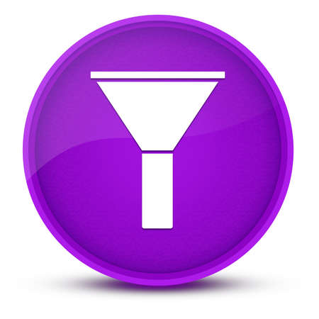 Filter luxurious glossy purple round button abstract illustrationの写真素材
