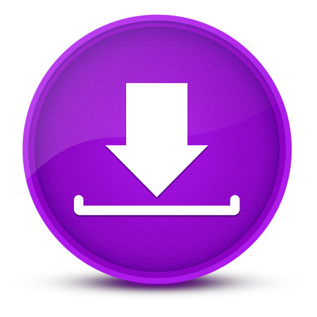 Download luxurious glossy purple round button abstract illustrationの写真素材