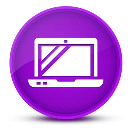 Technical skill luxurious glossy purple round button abstract illustrationの写真素材