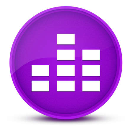 Equalizer luxurious glossy purple round button abstract illustrationの写真素材