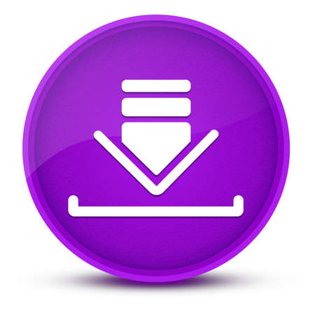Download luxurious glossy purple round button abstract illustrationの写真素材