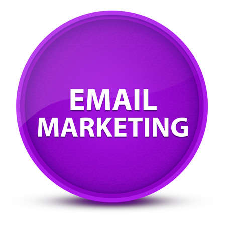 Email Marketing luxurious glossy purple round button abstract illustrationの写真素材