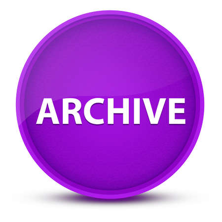 Archive luxurious glossy purple round button abstract illustrationの写真素材