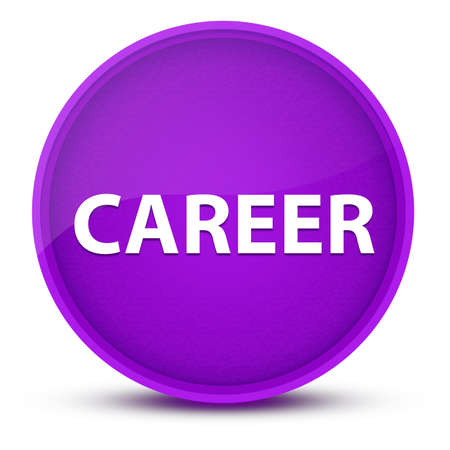 Career luxurious glossy purple round button abstract illustrationの写真素材