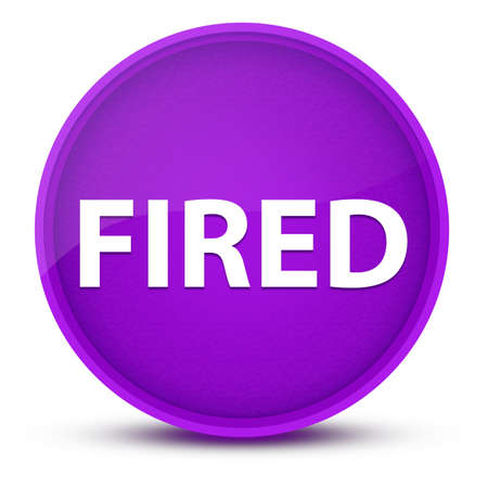 Fired luxurious glossy purple round button abstract illustrationの写真素材