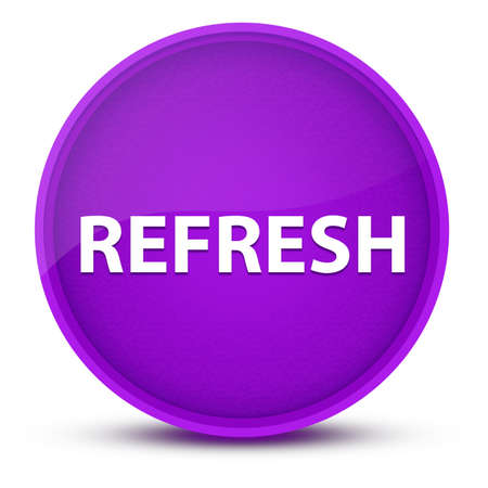 Refresh luxurious glossy purple round button abstract illustrationの写真素材