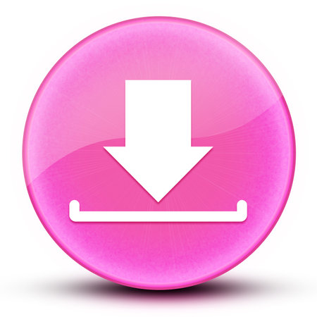 Download eyeball glossy elegant pink round button abstract illustrationの写真素材