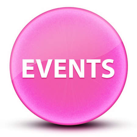 Events eyeball glossy elegant pink round button abstract illustrationの写真素材