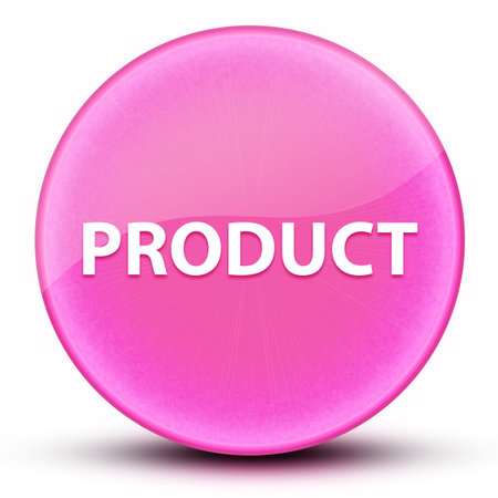 Product eyeball glossy elegant pink round button abstract illustrationの写真素材