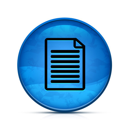 Free quote page icon on classy splash blue round buttonの写真素材