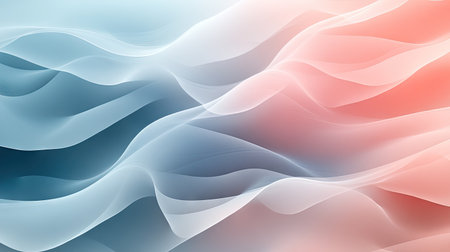 A high-resolution abstract background with soft, layered textures in elegant pastel hues.の素材