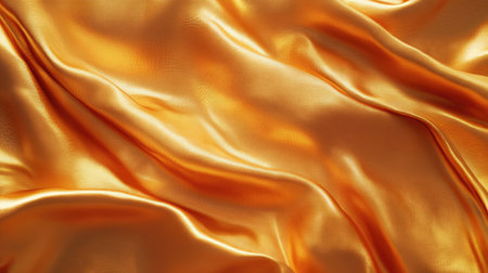 A luxurious silk bedsheet with a softly textured surface, gently wrinkled.の素材