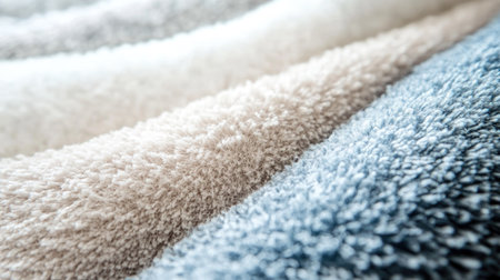 A soft-focus close-up of suede fabric, emphasizing its fine, velvety texture.の素材