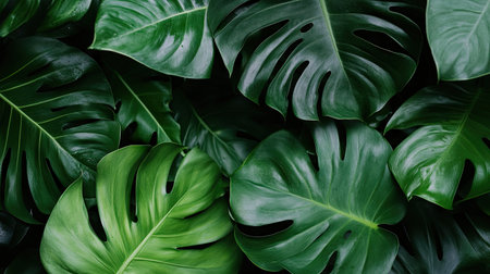 Siluet daun palem tropis tampak jelas di latar putih, cocok untuk foto produk dan brandingの素材