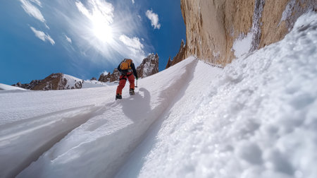 A painter's hand holding a roller loaded with white paint, focusing on smooth coverage for a ceiling.の素材