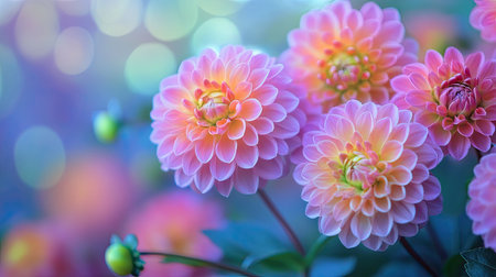 Fireworks bursting in various patterns, with vivid colors spreading across a clear night skyの素材