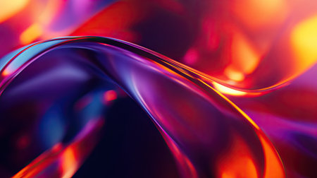 Explore a stunning abstract background showcasing smooth fluid waves in vibrant colors. This modern and artistic design radiates beauty and creativity, perfect for various creative projects.の素材