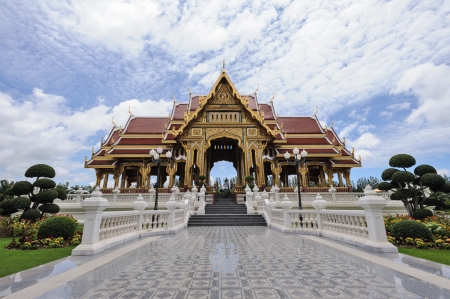 Ancient thai pavilion in thailandのeditorial素材