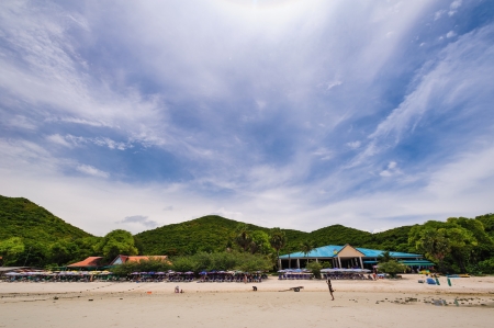 Tropical beach  koh Lan in Pattaya  Thailandのeditorial素材