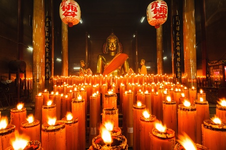 Ancient Lord Buddha Statue  in thailand のeditorial素材