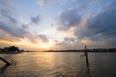 Landscape light nature in bangkok thailand   の写真素材