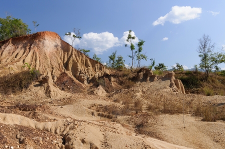  Landscape soil forest  in Nan , Thailand の写真素材