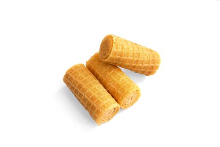 Wafer tubes isolatedの写真素材