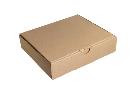 Cardboard box isolated on a white background. Delivery, moving, package and gift concept.