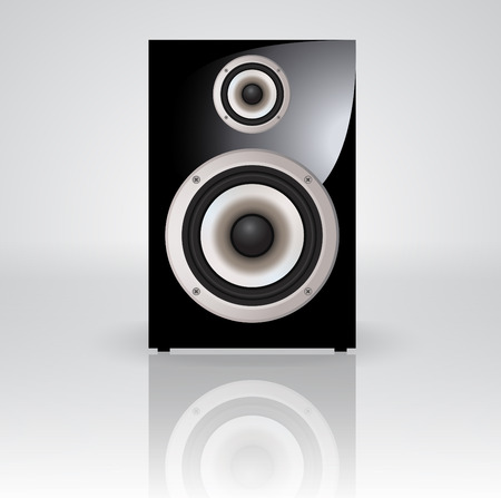 realistic audio speakerのイラスト素材