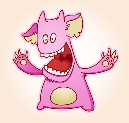 Happy Monsterのイラスト素材