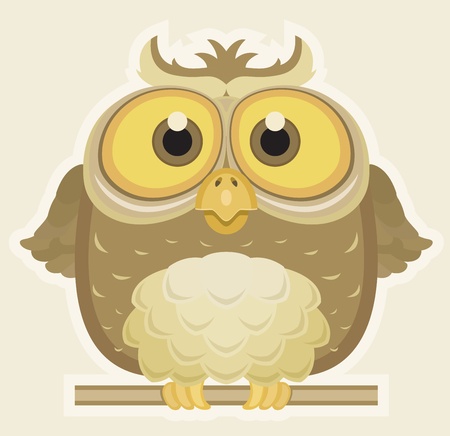Cartoon Owlのイラスト素材