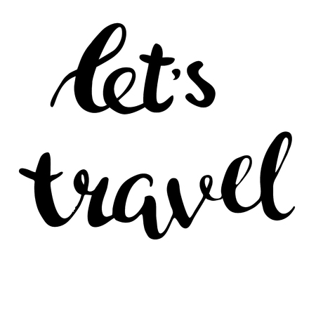 vector illustration. Fun motivation quote. Hand lettering inspiration typography poster. Handwritten modern brush calligraphy for invitation and greeting card, t-shirt, prints and postersのイラスト素材