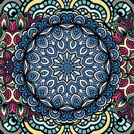 Vintage decorative elements. Hand drawn background.のイラスト素材