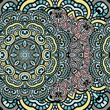 Vintage decorative elements. Hand drawn background.のイラスト素材