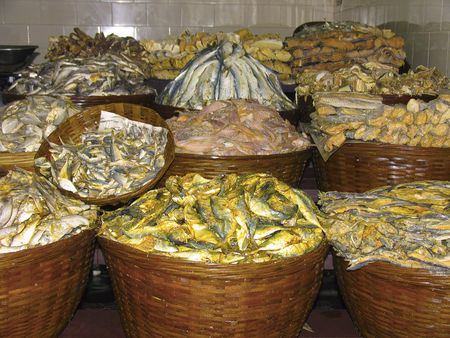Dry Fish for sale. Kerala from Indiaの写真素材
