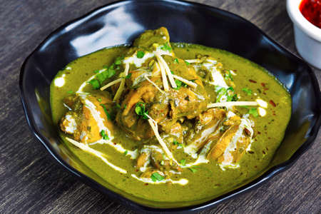 Chicken Green Curry Pune, Indiaの写真素材