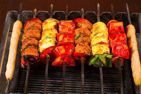 Mix Veg Tikka Kabab (Indian veg starter) Pune, Indiaの写真素材