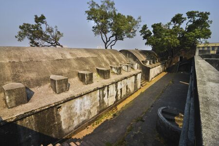 Sewri fort, Sewree at Mumbai in Maharashtra, India