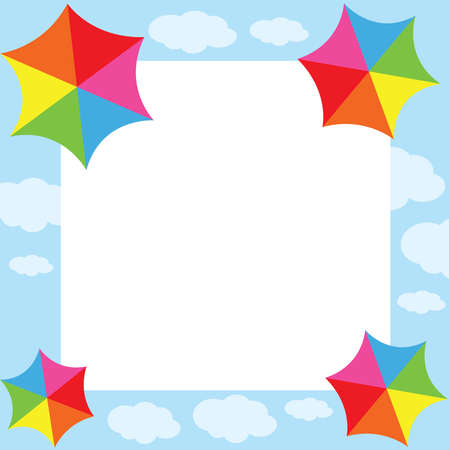 Monsoon Backgroundのイラスト素材