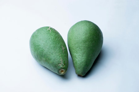 Beal fruit, Aegle marmelos, The leaves, bark, roots, fruits, and seeds are used in traditional medicine to treat various illnesses, Satara, Maharashtra,  Indiaの写真素材