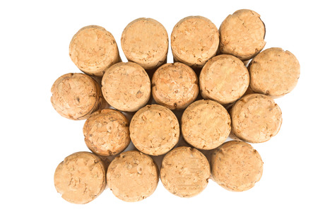 a lot of champagne corks