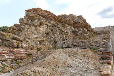 Fortress of old town Nessebar, Bulgaria