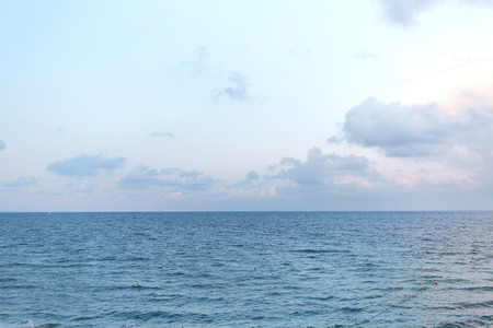 Black Sea and cloudsの写真素材