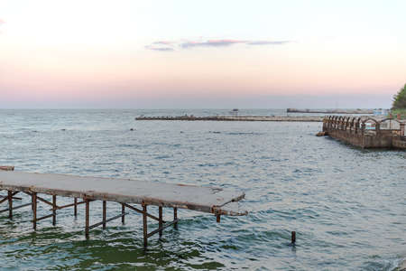 Beach on the Black Sea, Bulgariaの写真素材