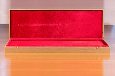 a beautiful wooden gift box