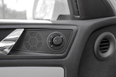 Different fragments of the car interiorの写真素材