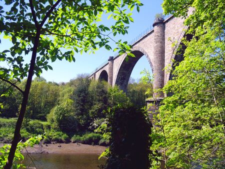 Victoria Viaduct at Washington near Sunderlandの写真素材