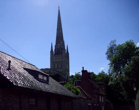 View of Norwich Cathedral Taken Form Street