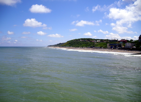 Cromer Shore Taken From Cromer Pier in Norfolkの写真素材
